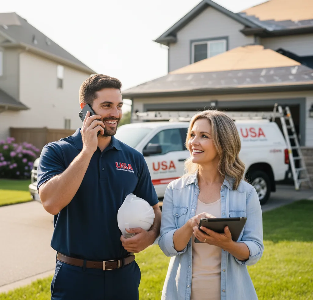 USA Roof Repair Experts customer support in Centerburg